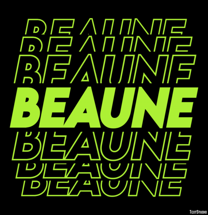 Beaune Text Effect