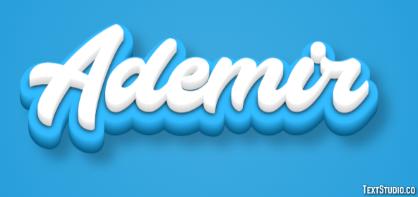 Ademir Texteffekt