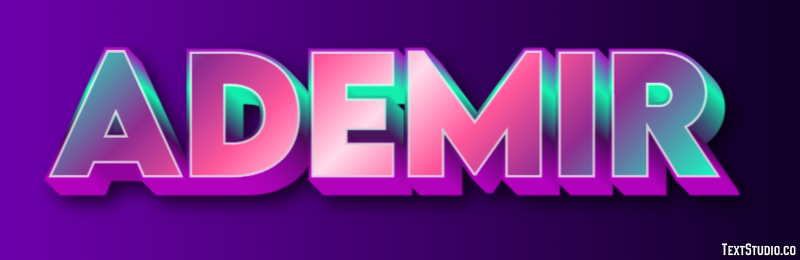 Ademir Texteffekt