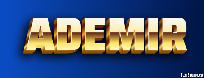 Ademir Texteffekt