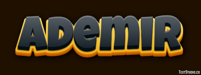 Ademir Texteffekt