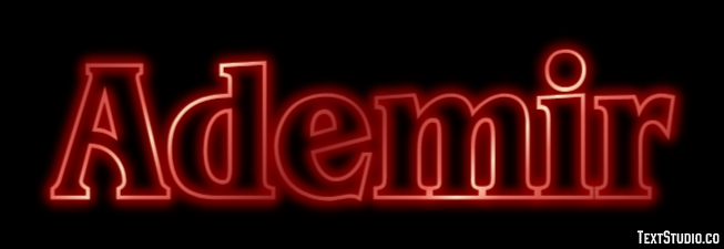 Ademir Texteffekt
