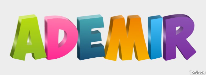 Ademir Texteffekt