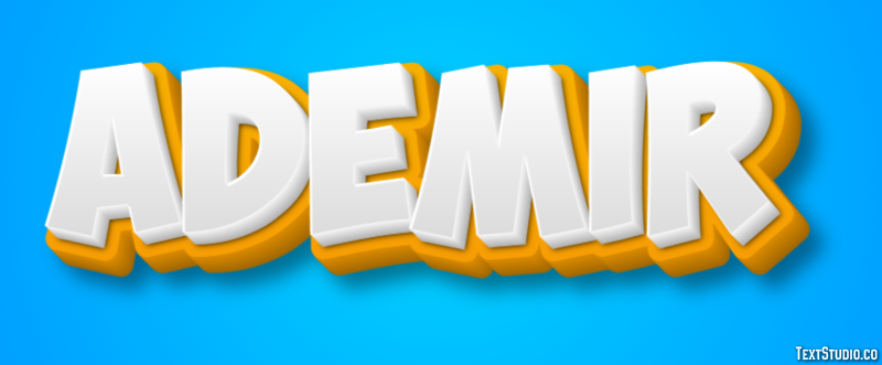 Ademir Texteffekt