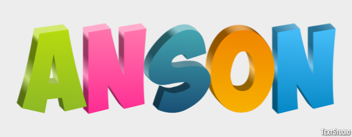 Anson Effet de Texte