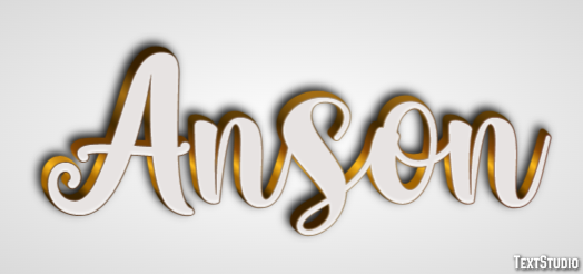 Anson Text Effect