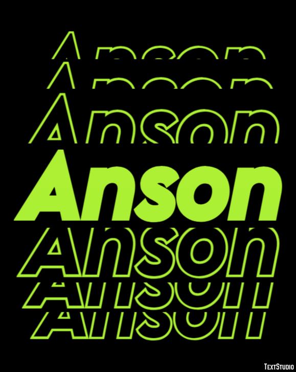 Anson Texteffekt