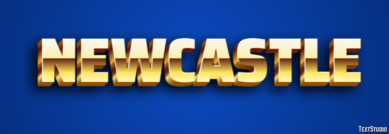 Newcastle Effetto testo