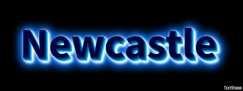 Newcastle Effetto testo