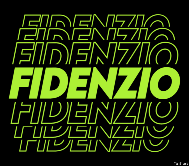 Fidenzio Effetto testo