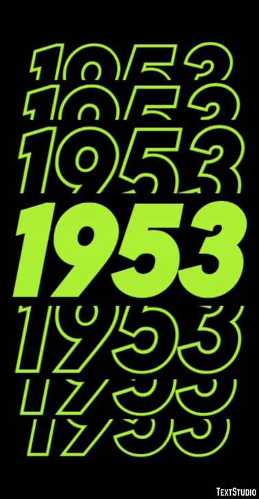 1953 Effetto testo