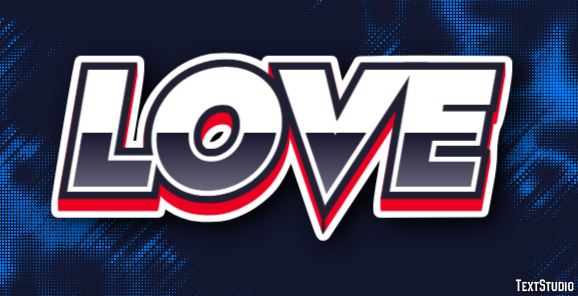 Love テキスト効果