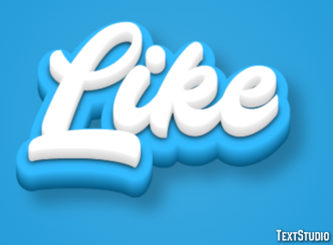 Like Efecto de Texto