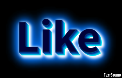 Like Effetto testo