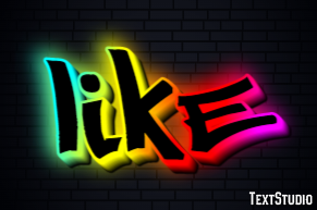 Like Efecto de Texto