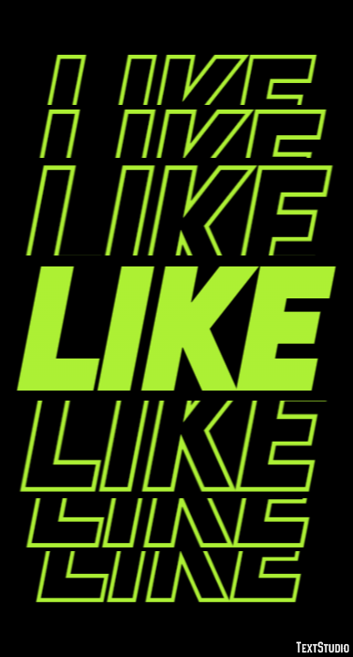 Like テキスト効果