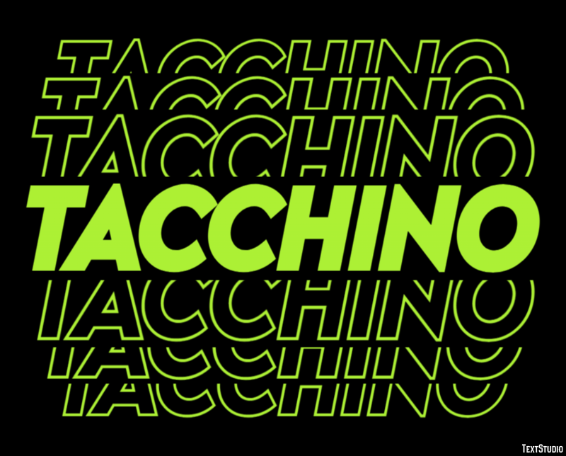 Tacchino Effetto testo