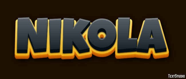 Nikola Efekt tekstowy