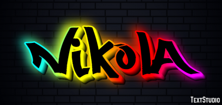 Nikola Efekt tekstowy