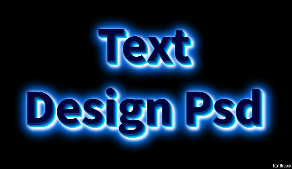 Text Design Psd Effet de Texte