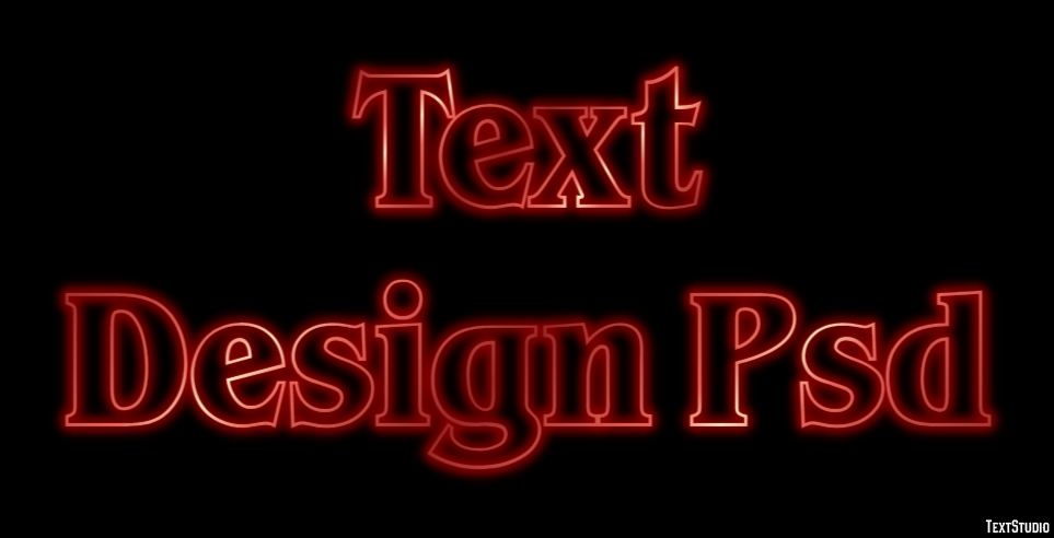 Text Design Psd Efecto de Texto