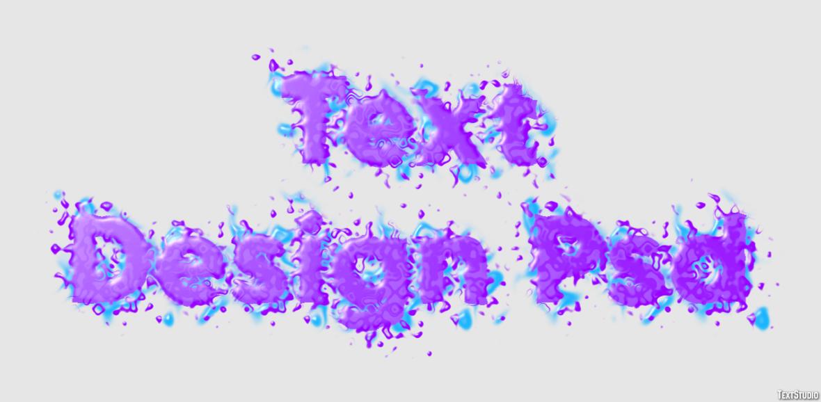 Text Design Psd Effetto testo