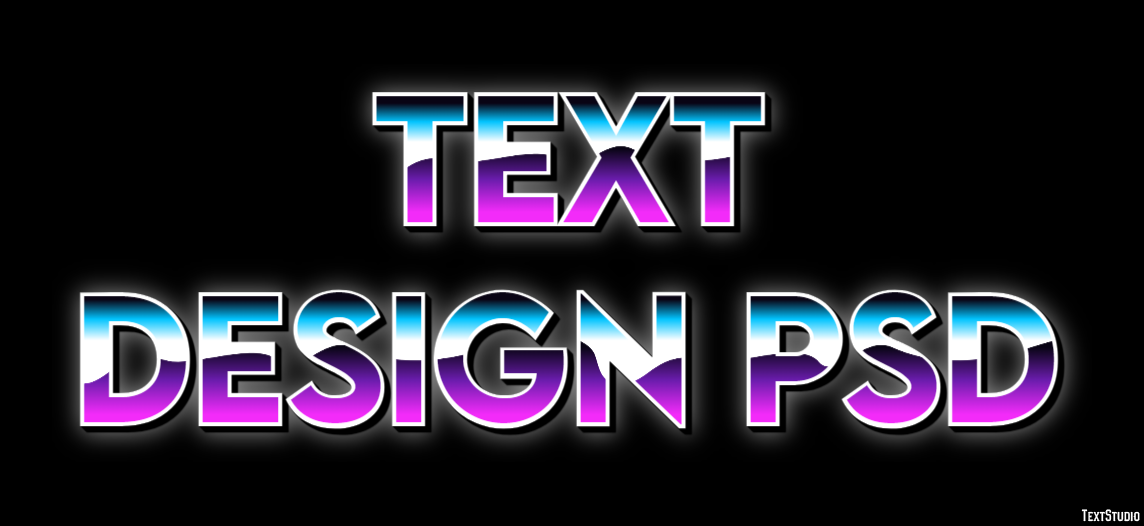 Text Design Psd Tekst effect