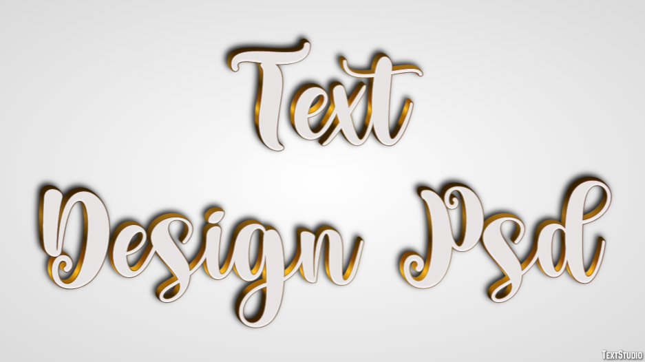 Text Design Psd Efecto de Texto