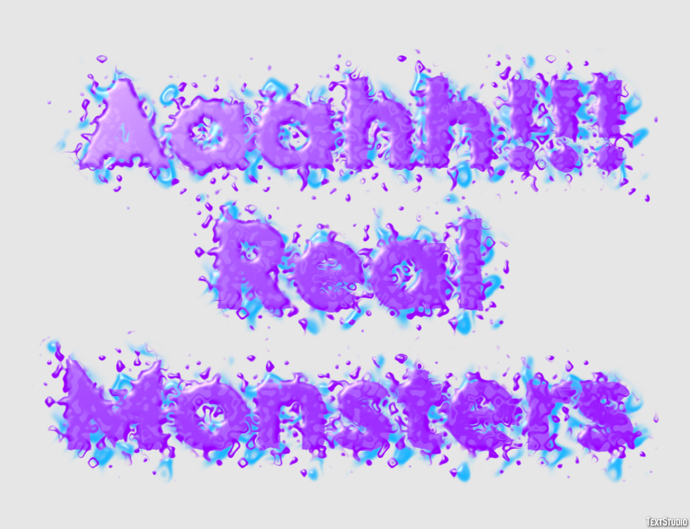 Aaahh!!! Real Monsters Efecto de Texto