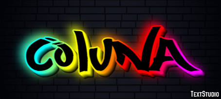 Coluna Efekt tekstowy