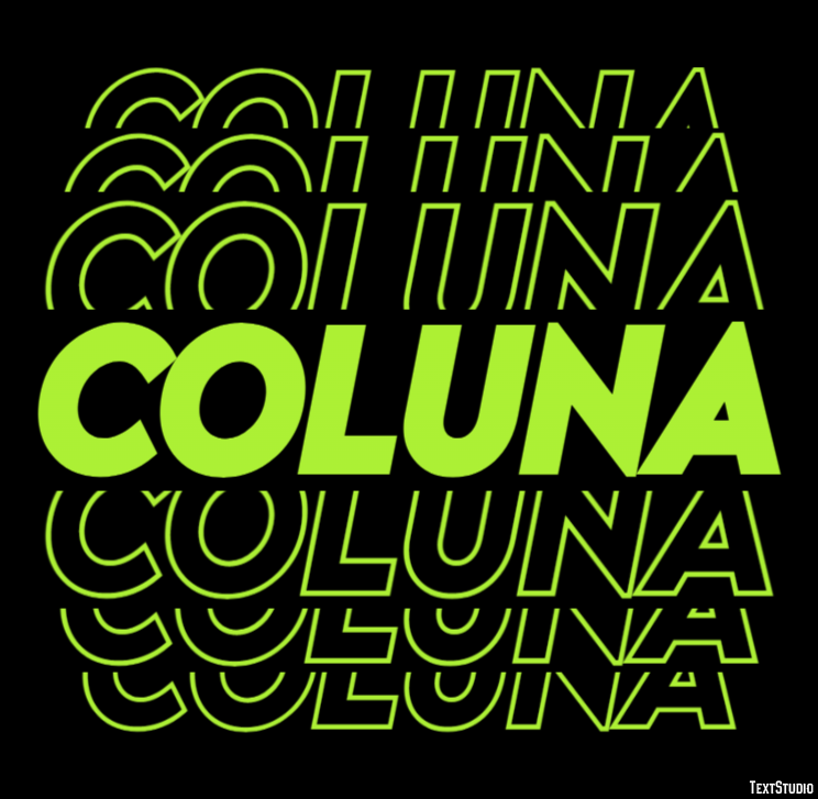 Coluna Efekt tekstowy