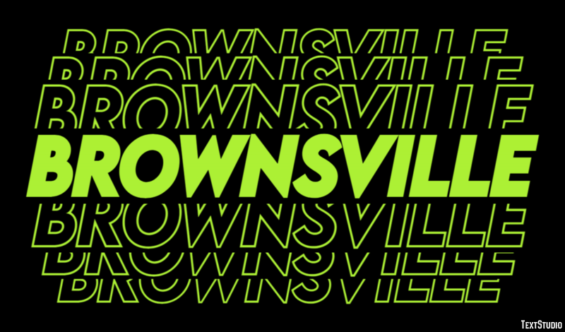 Brownsville Efekt tekstowy