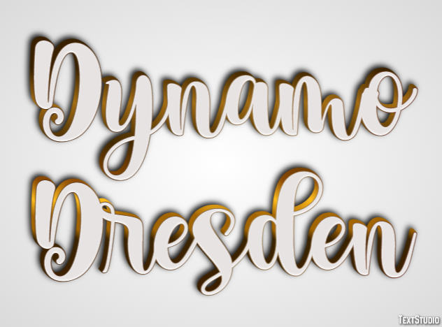Dynamo Dresden Effetto testo