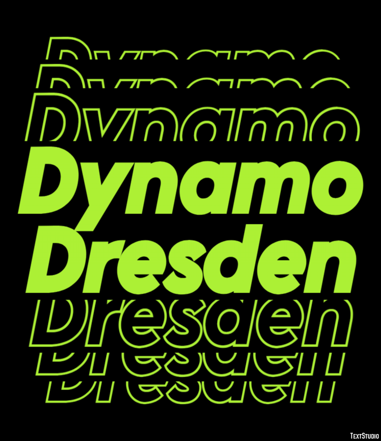 Dynamo Dresden Texteffekt