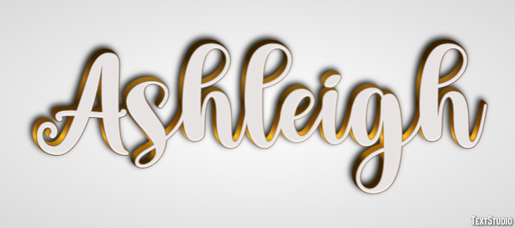 Ashleigh Efecto de Texto
