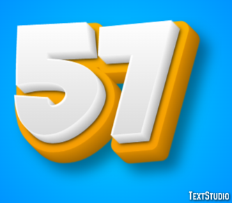 57 Efekt tekstowy