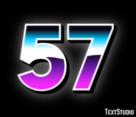 57 Texteffekt