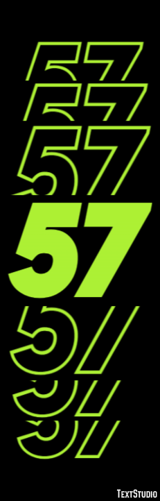 57 Texteffekt