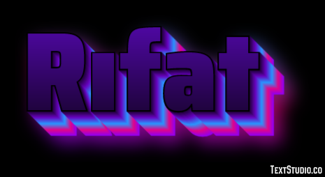 Rıfat Efecto de Texto