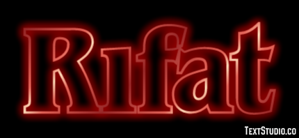 Rıfat Efecto de Texto