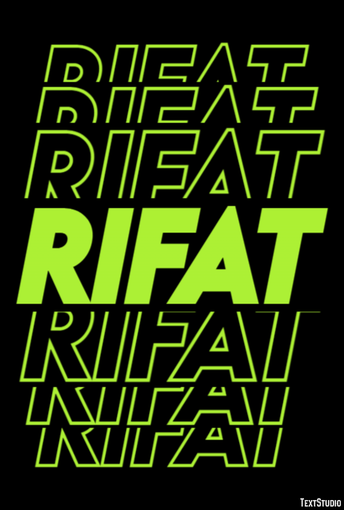Rıfat Tekst Effect
