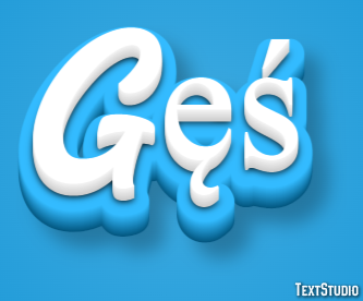 Gęś Text Effect
