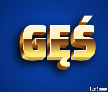 Gęś Text Effect