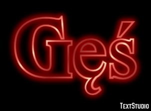Gęś Text Effect
