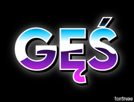 Gęś Text Effect