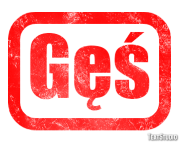 Gęś Efekt tekstowy