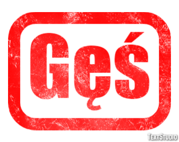 Gęś Text Effect