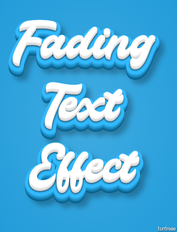 Fading Text Effect Text Effect