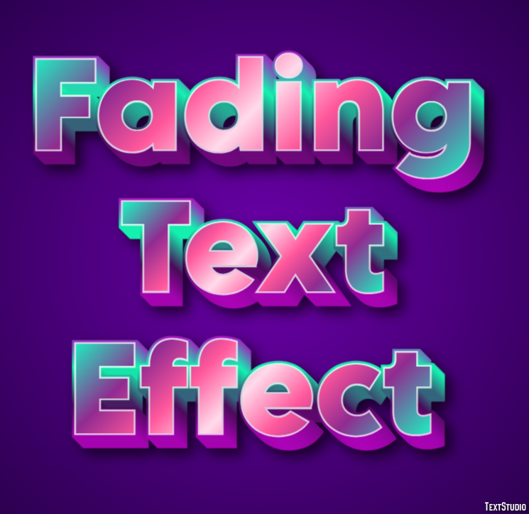 Fading Text Effect Text Effect