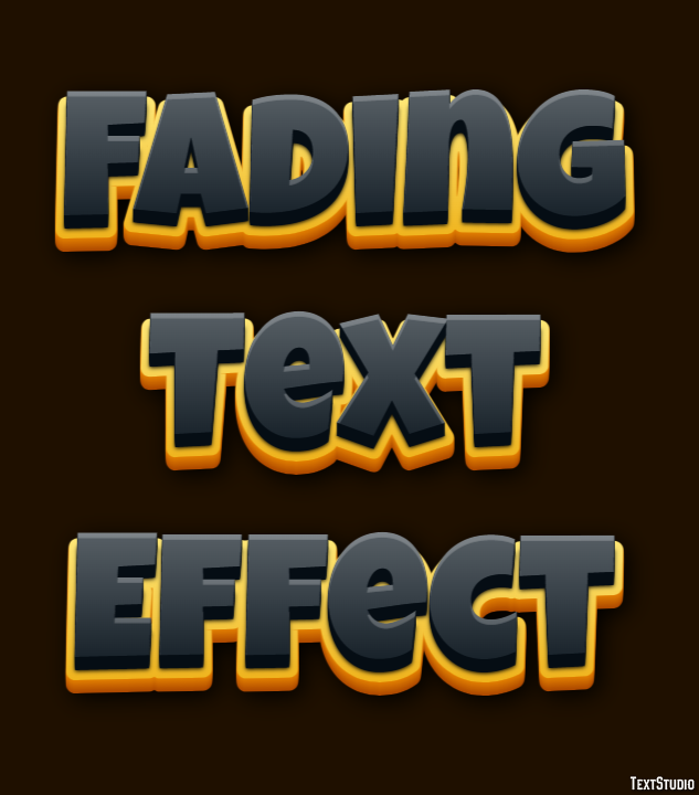 Fading Text Effect Text Effect